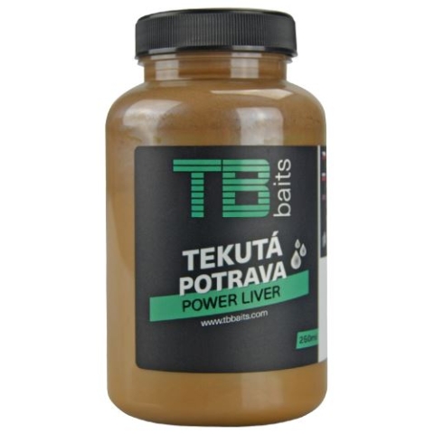 TB Baits Tekutá Potrava Power Liver 250ml